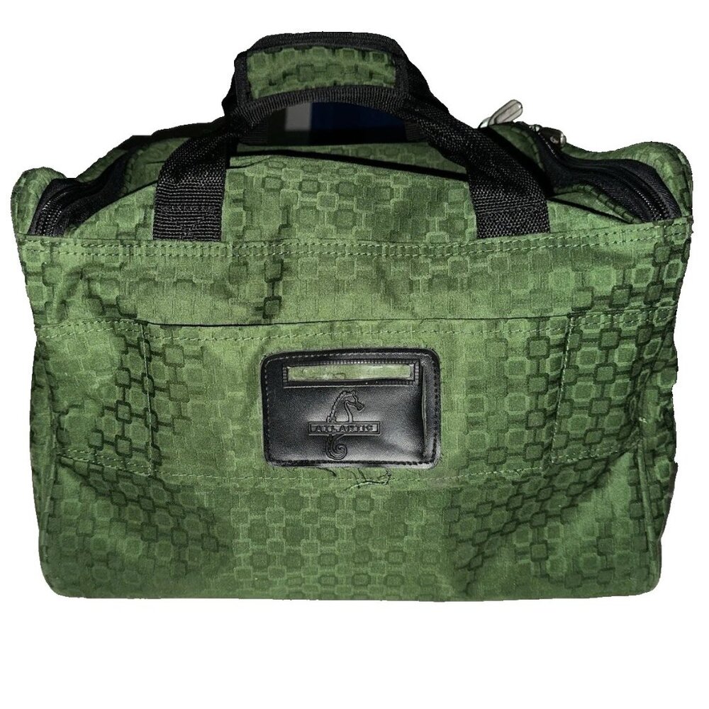 Atlantic Carry-on Travel Bag Overnight Luggage Tote Green w/ Handles and Strap